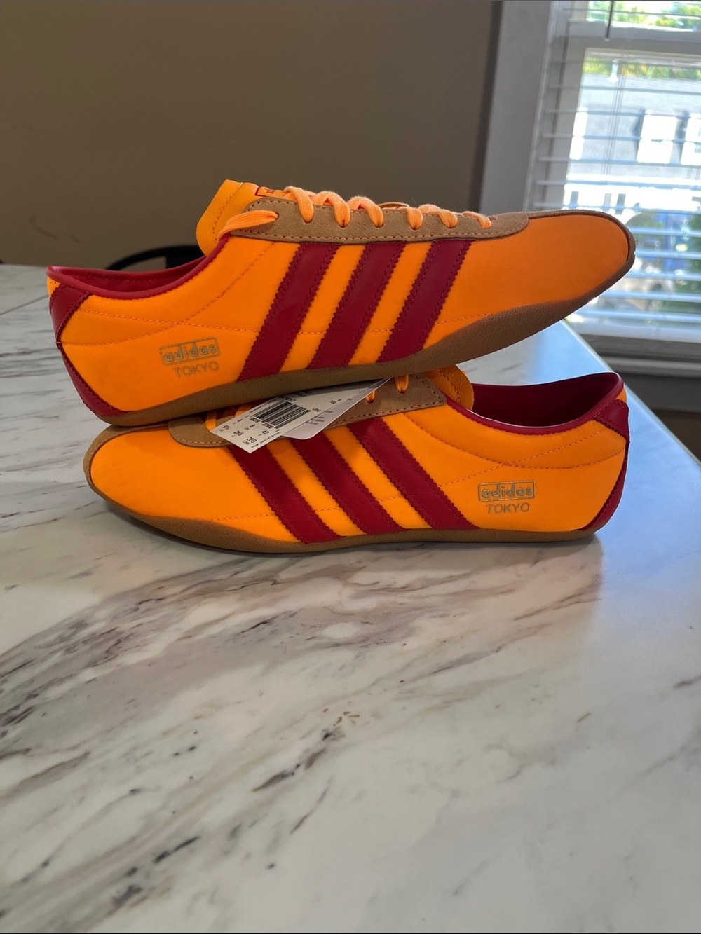 adidas Women's Orange & Red Tokyo Low-Profile Sneakers